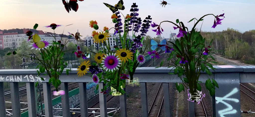 Augmented reality Story Rette die Schmetterlinge